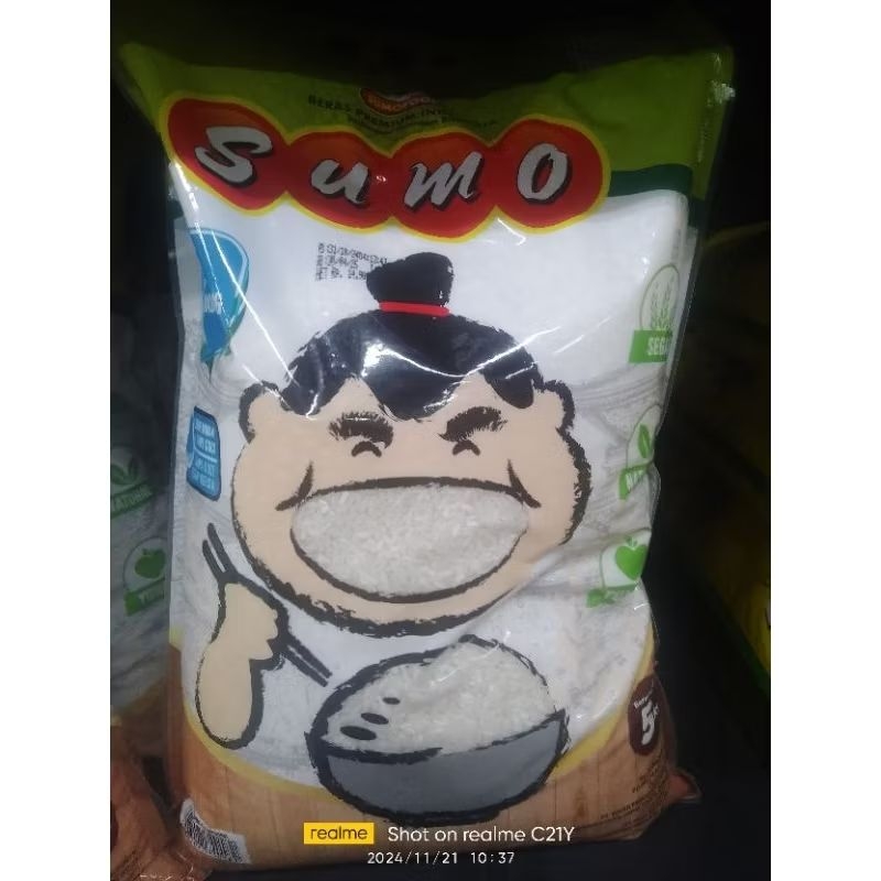 

Beras Sumo pack hijau 5kg