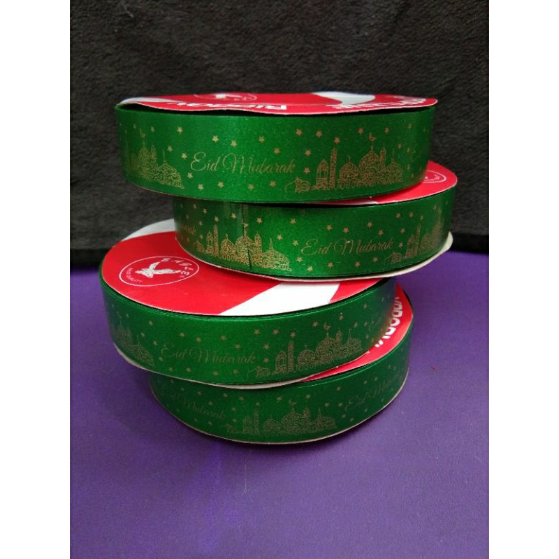 

PITA JEPANG MOTIF EID MUBARAK 3/4 INCH 1 ROL