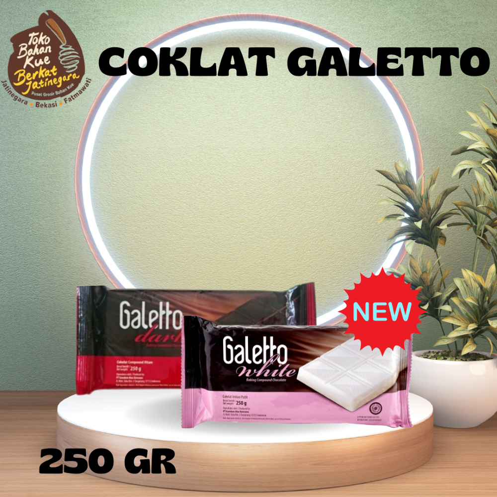 

GALETTO COKLAT KEMASAN 250 GR/ COKLAT COMPOND KEMASAN 250 GR