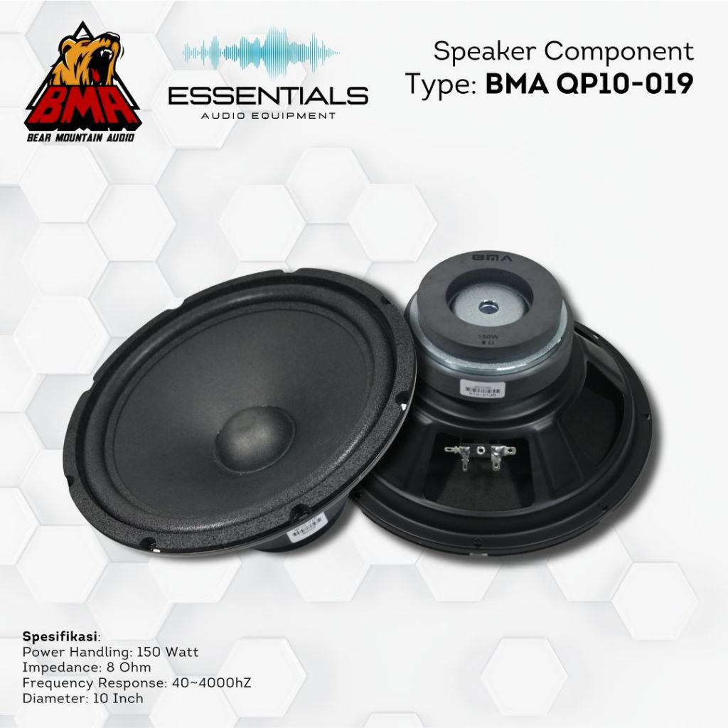 Speaker Componets Double Magnet 10Inch  BMA Qp10