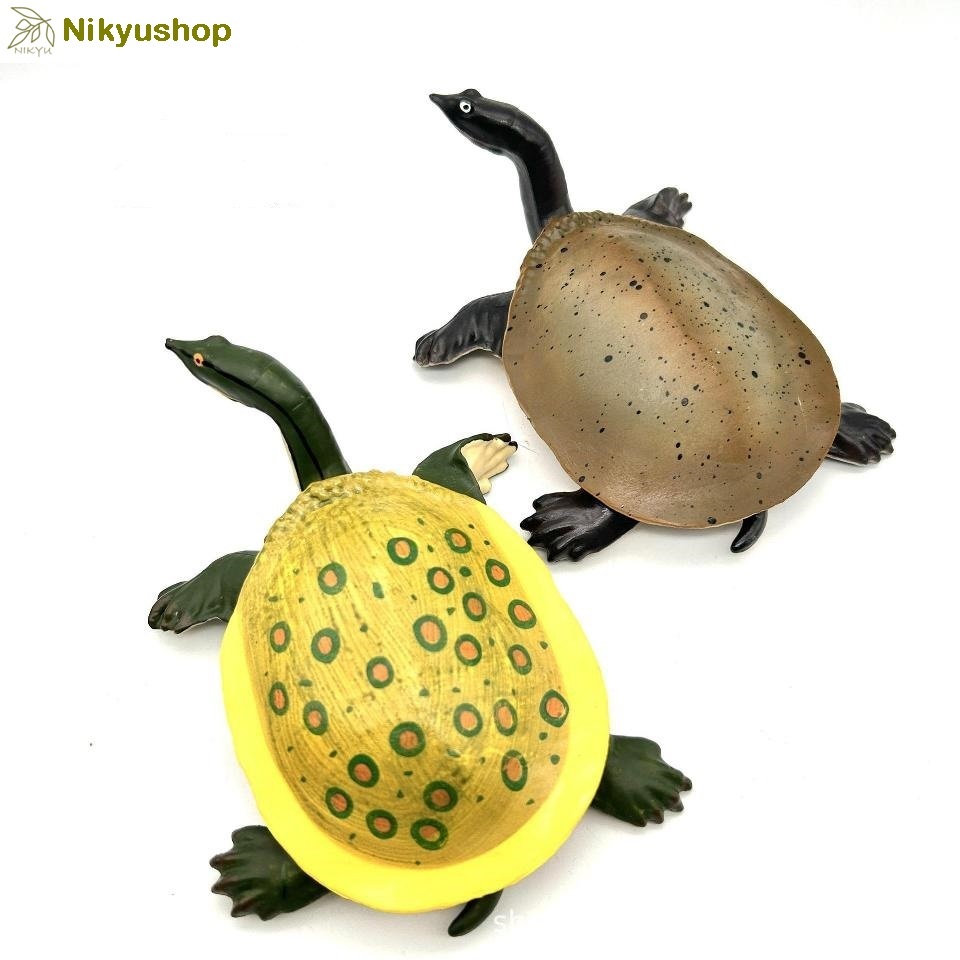 [Nikyushop] Mainan Edukasi Pajangan Miniatur Hewan Figure Kura Kura Bulus Labi Labi