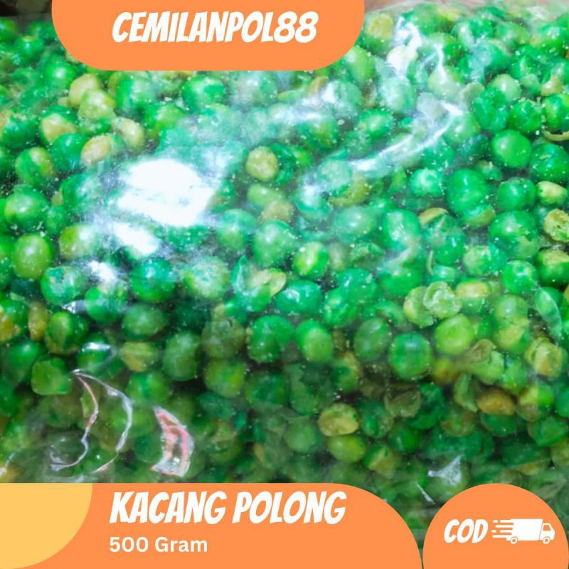 

KACANG POLONG HIJAU 500 GRAM | CEMILAN GURIH DAN RENYAH | CEMILANPOL88