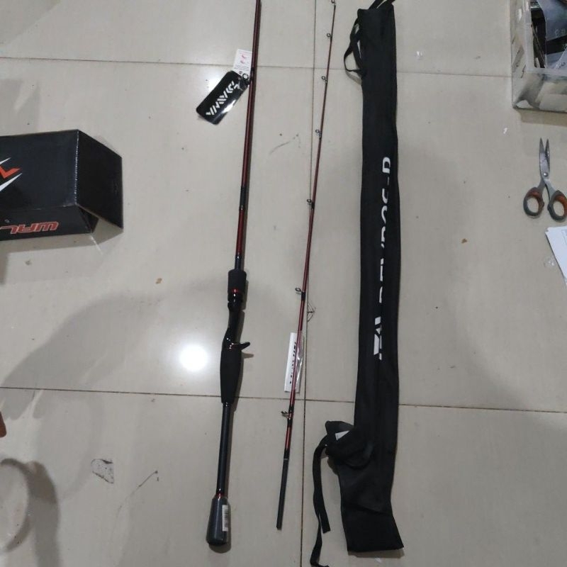 joran pancing daiwa revros r merah 602 bc baitcasting