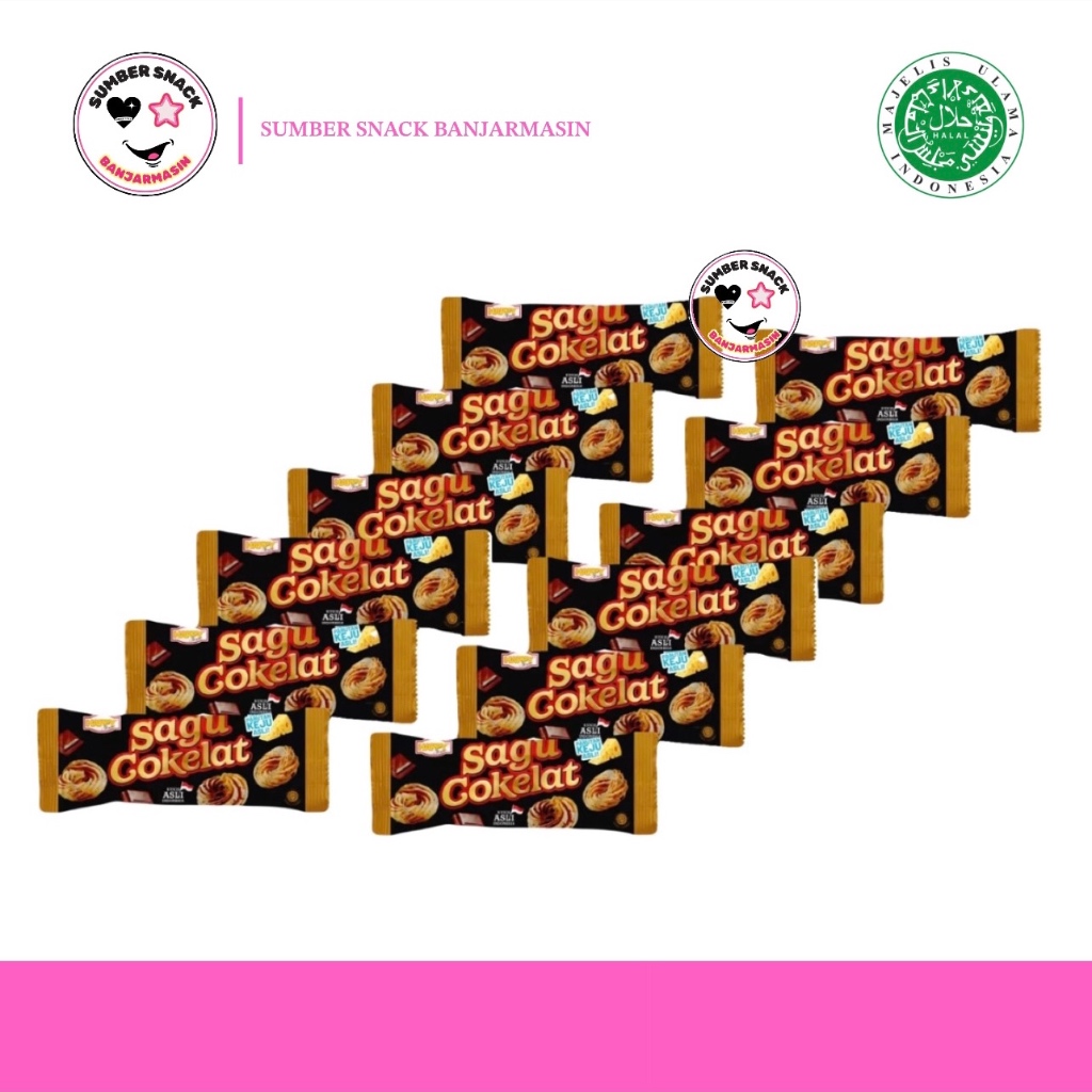 

Happy Time Sagu Cokelat (Isi 20/Renceng) (20x6g)