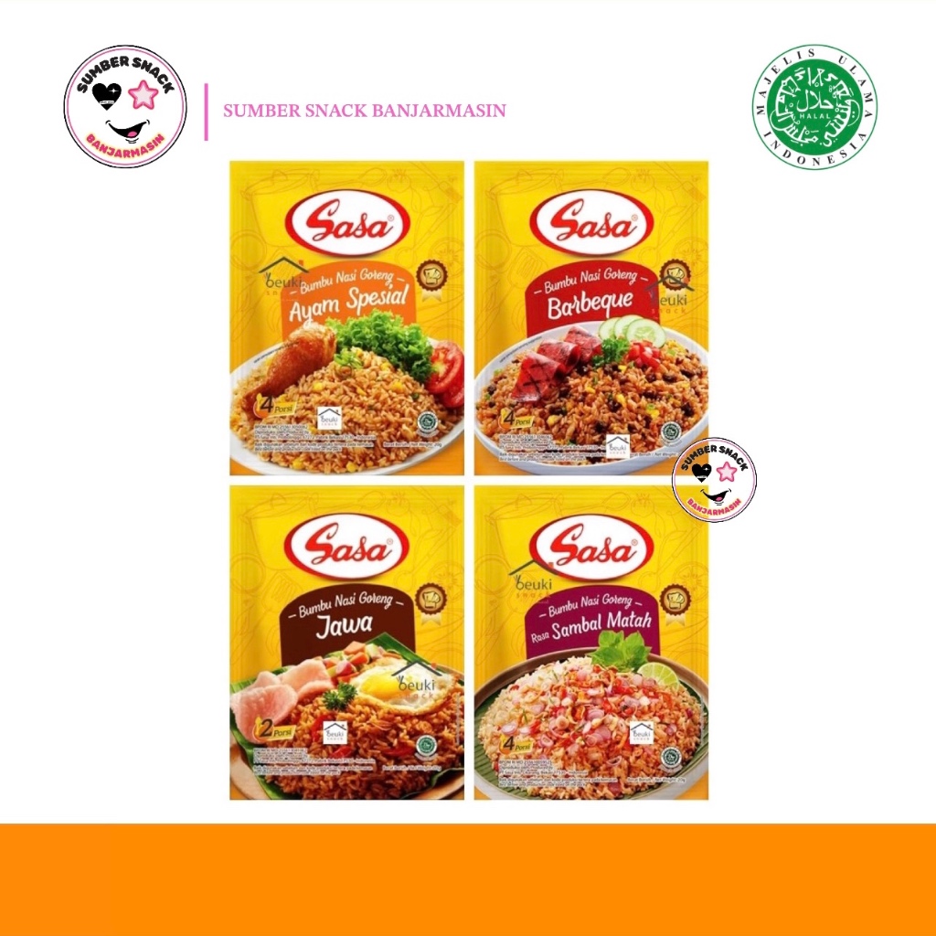 

Sasa Bumbu Nasi Goreng (20g) (4 Varian)