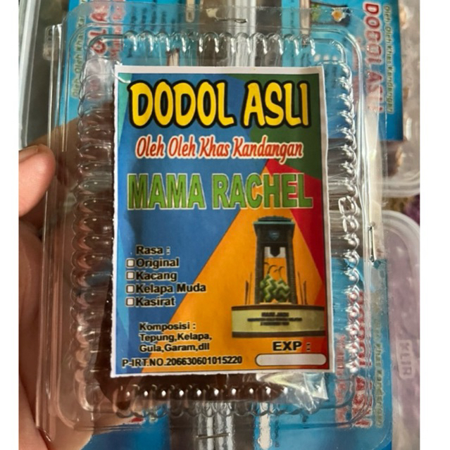 

Dodol Asli 100g kemasan Mika produksi mama rachel