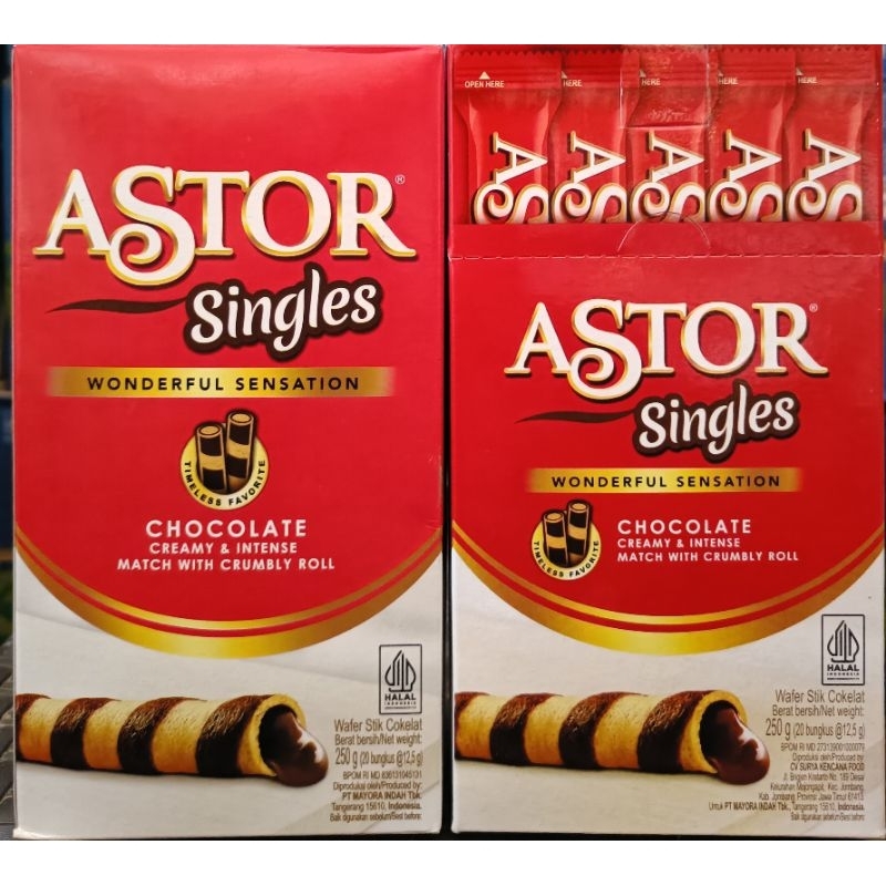 

ASTOR Singles Cokelat Creamy & Intense