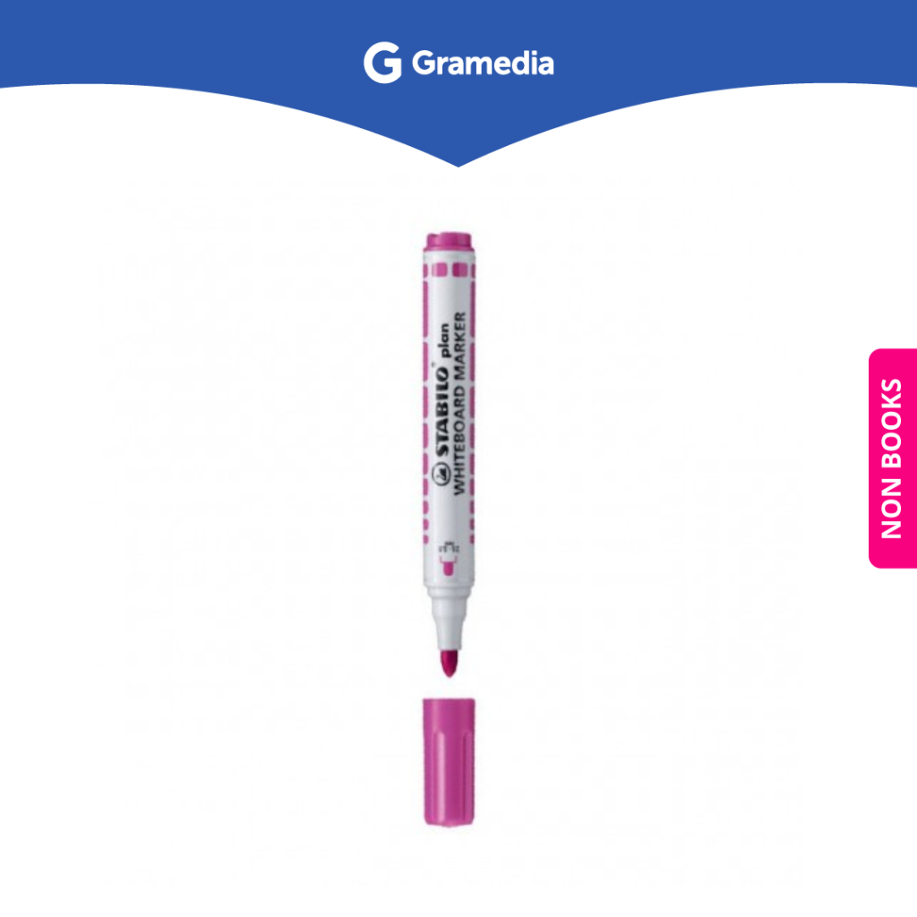 

Gramedia Surabaya - STABILO PLAN BOARD MARKER 641/56 PINK