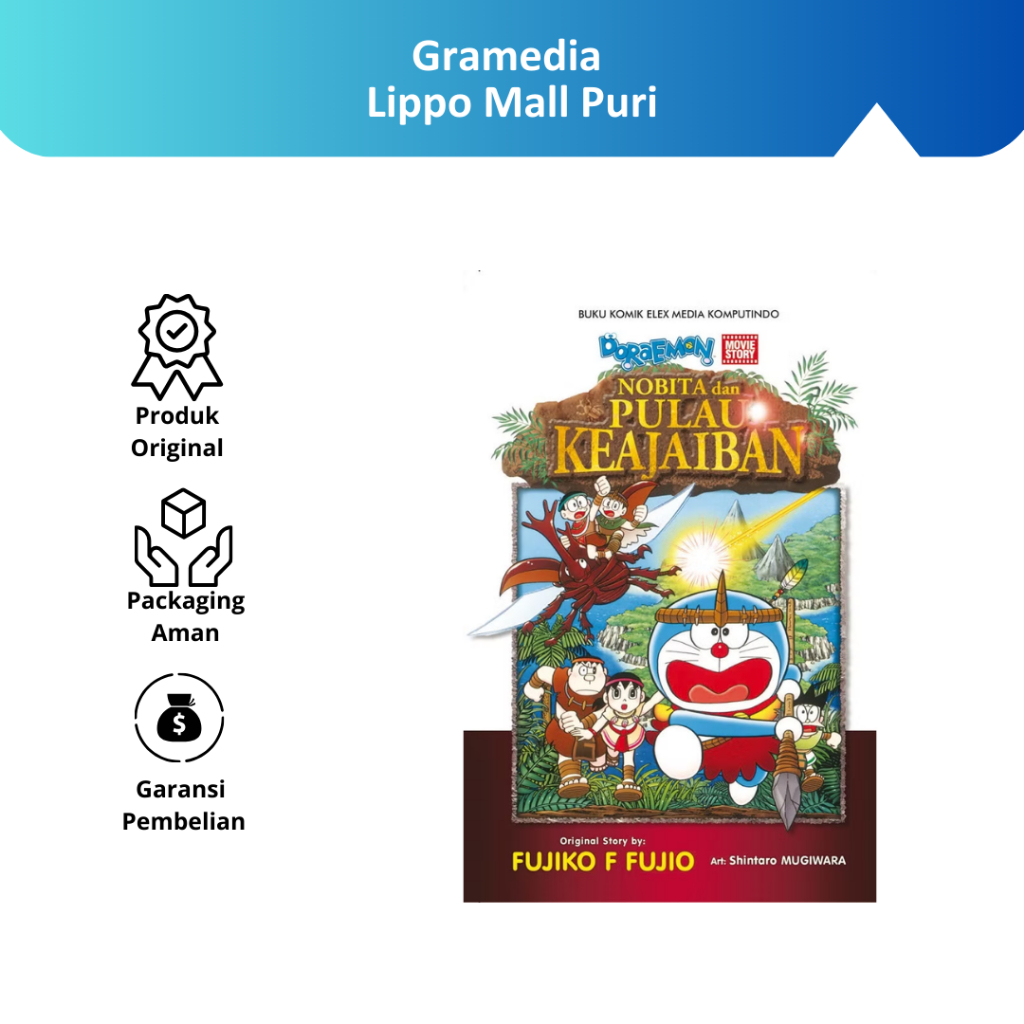 Gramedia Lippo Mall Puri - Doraemon Movie Story: Nobita Dan Pulau Keajaiban (Fujiko F. Fujio)