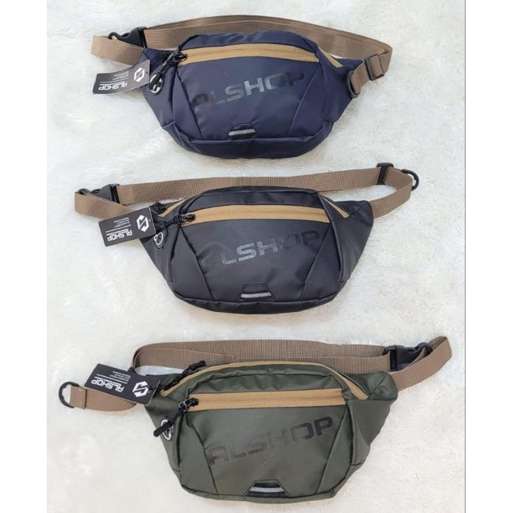 WAISTBAG SLINGBAG TAS PINGGANG TAS SELEMPANG TAS HP RINGAN ANTI AIR PRIA WANITA DESAIN KEREN