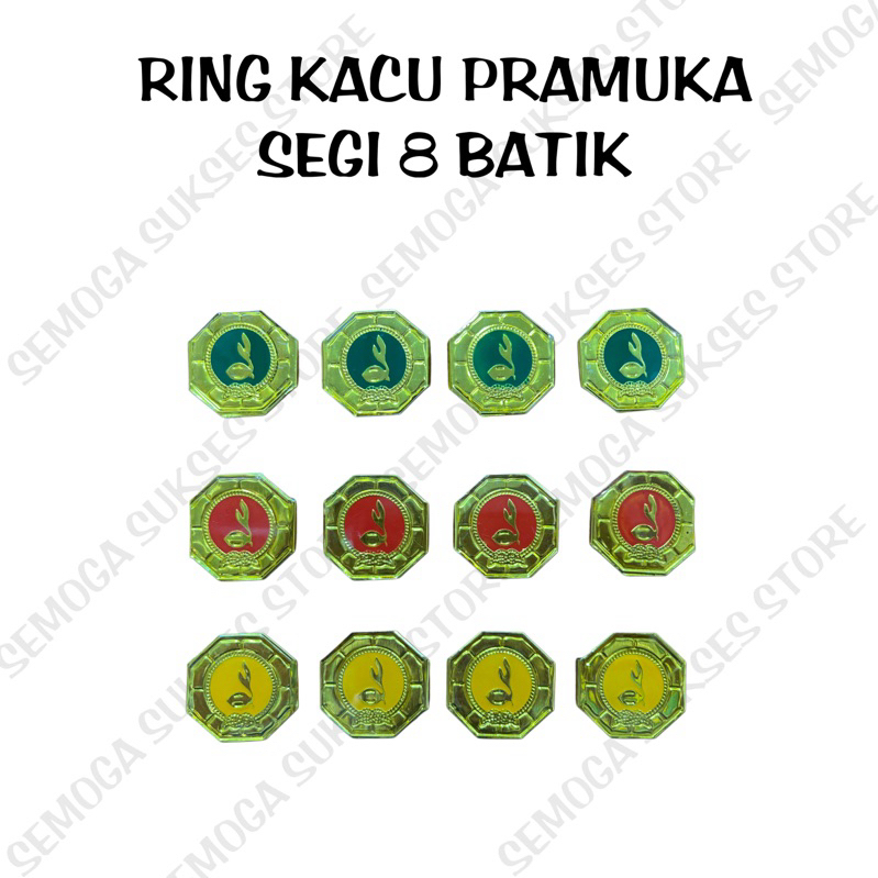

Ring Kacu Pramuka Segi 8 Batik
