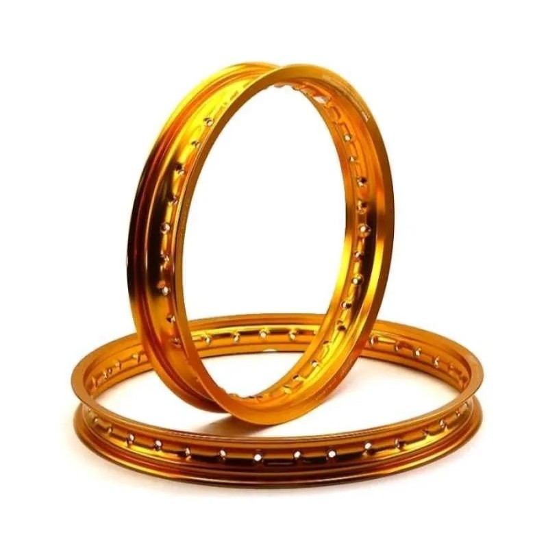 Set Velg Scarlet/ 2 pcs/ Ring 21*160/Ring 18*185/ 28 Hole/ Gold/ Silver/ Variasi