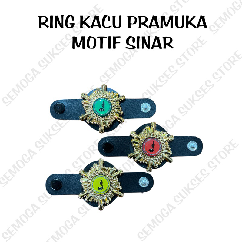 

Ring Kacu Pramuka Motif Sinar