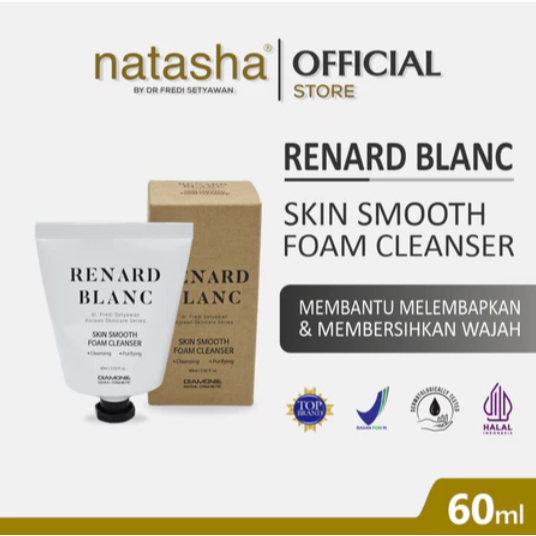 NATASHA SKINCARE RENARD BLANC SKIN SMOOTH FOAM CLEANSER GLOWING