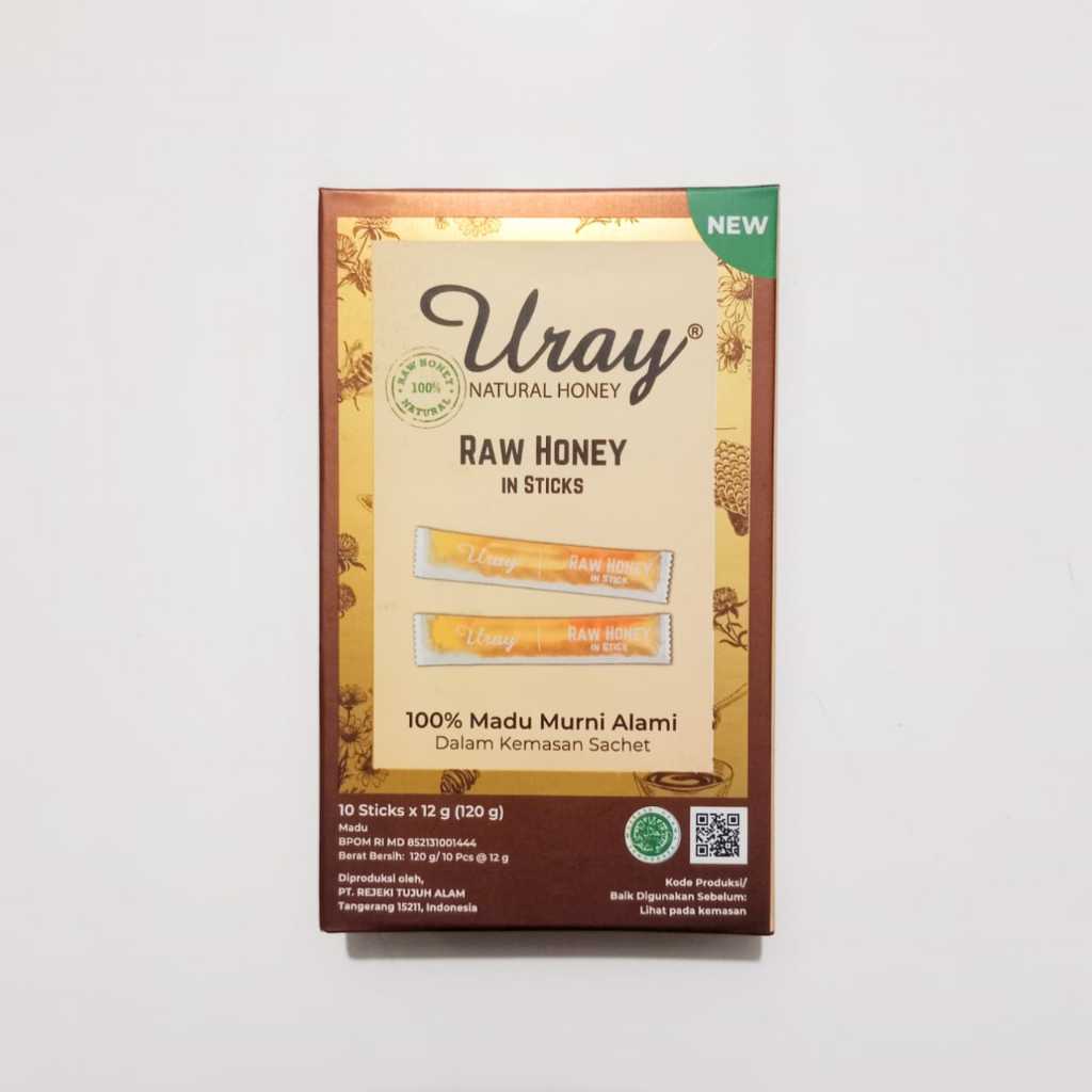 

MADU URAY RAW HONEY IN STICK 1 BOX ISI 10 SACHET