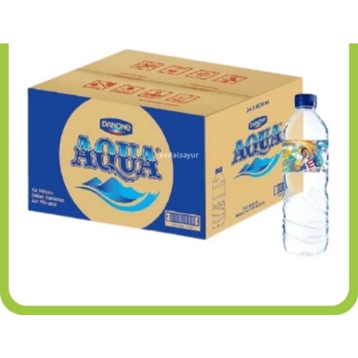 

AQUA Air Mineral 600 Ml 1 Dus Isi 24