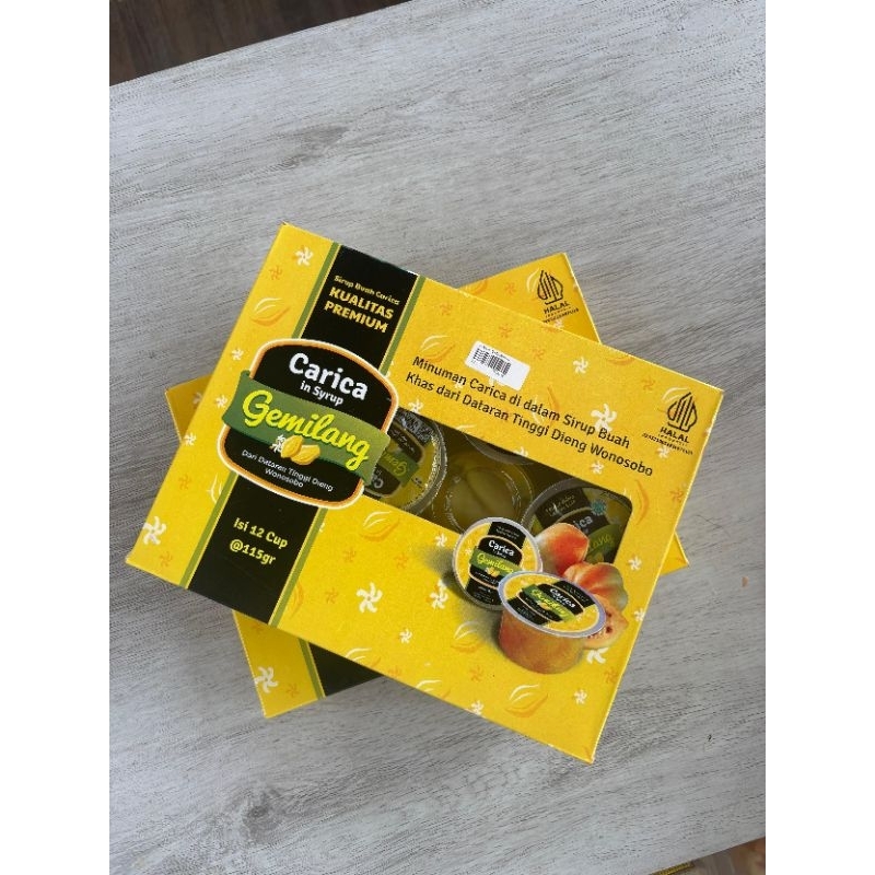 

Carica Gemilang isi 12 Cup