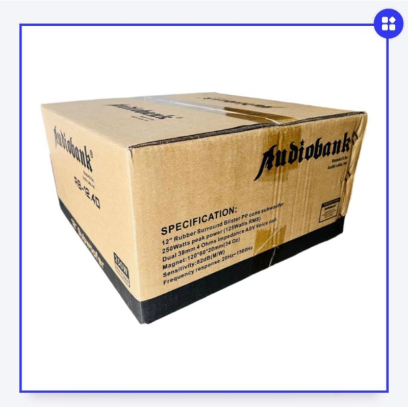 Subwoofer Audiobank 12 inch Doble Coil - Car Subwoofer Bass