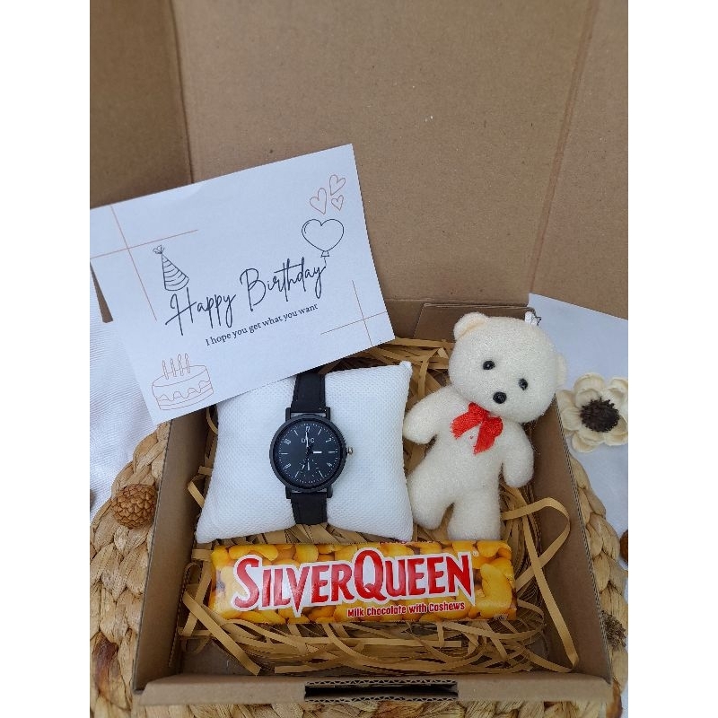 

Gift box kado hampers jam tangan kado ulang tahun cewek