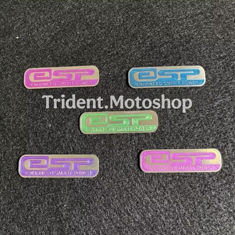 Emblem logo stiker titanium batok kilometer honda sayap/wings kecil original vietnam gr5