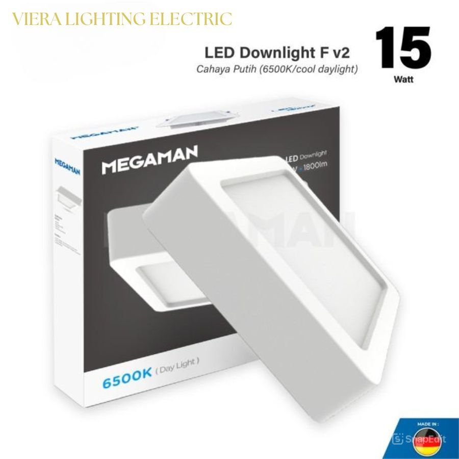 MEGAMAN Lampu Downlight LED 15W MQTL1119 - F V2 M 6500K 170-240V