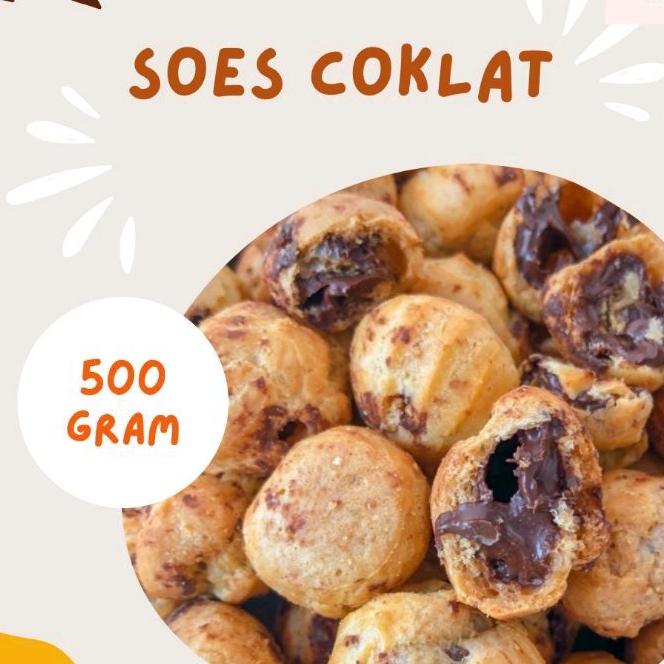 

Soes sus coklat lumer enak halal 500 gram