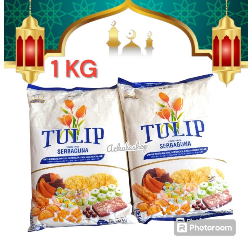 

Tepung terigu tulip Wilmar kemasan 1 kg