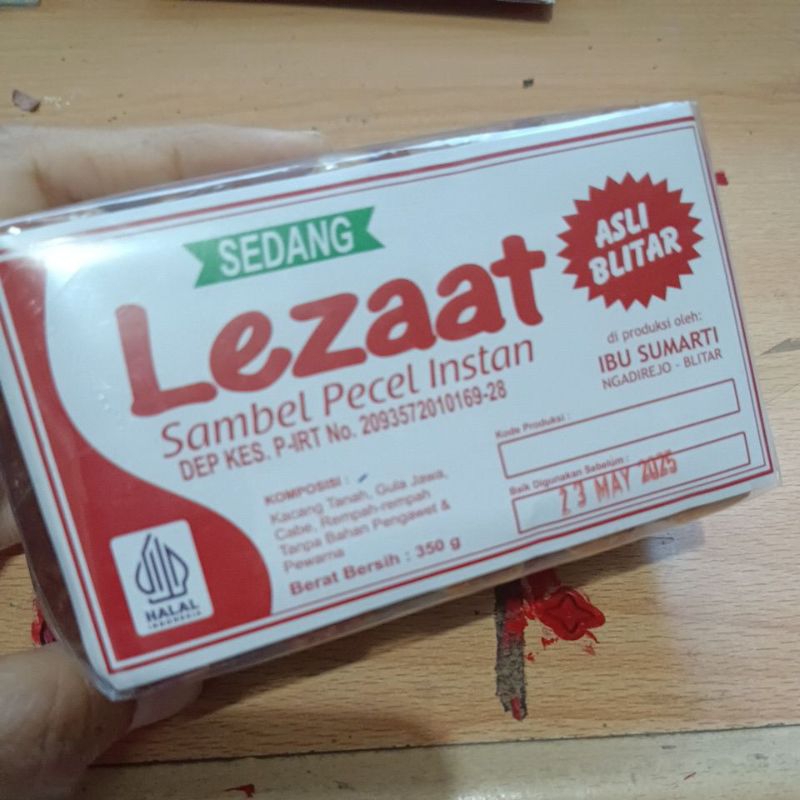 

BUMBU PECEL SEDANG 350gr