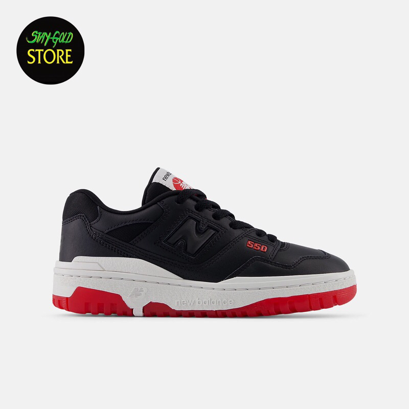 New Balance 550 Black White Red GS - Original