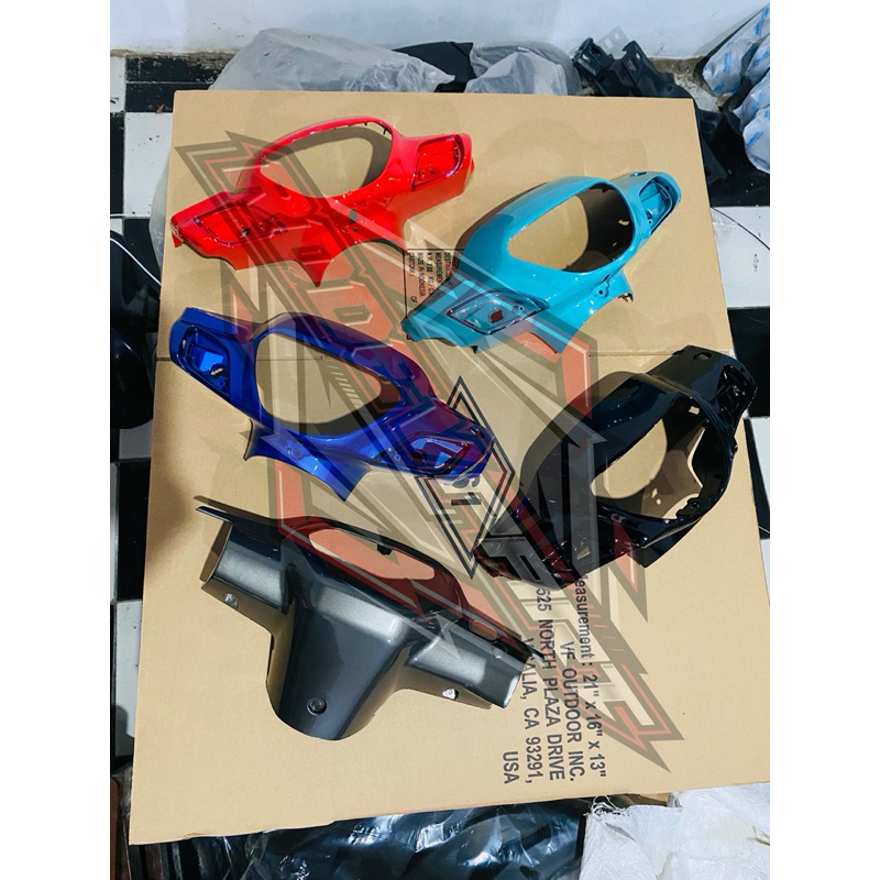 batok totok depan belakang suzuki shogun new shogun 110 shogun r warna hitam biru silver merah abu a