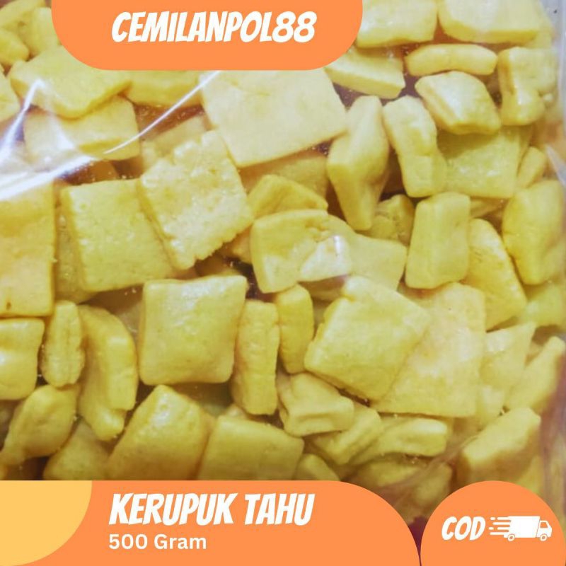 

KERUPUK TAHU 500 GRAM | CEMILAN GURIH DAN RENYAH | CEMILANPOL88