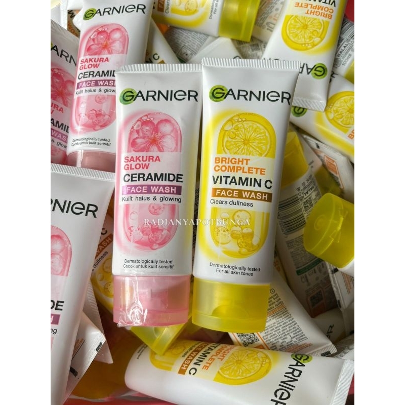 GARNIER Face Wash 100 ml / Sabun Wajah / Facial Wash Garnier