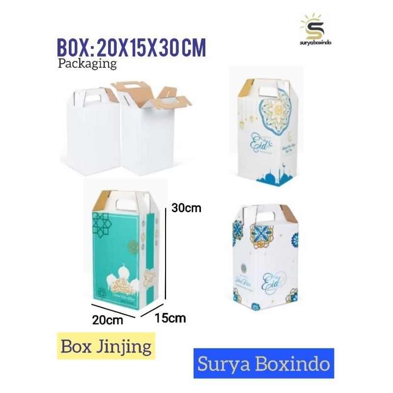 

Box jinjing 20x15x30 cm/box parcel/ hampers/box lebaran/parcel/idulfitri