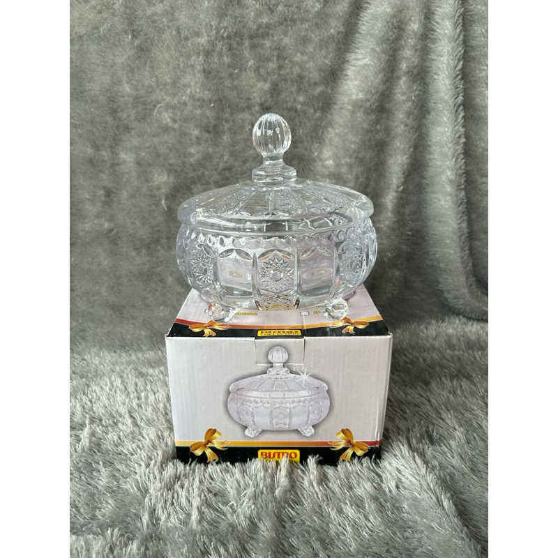 Toples Kristal Bistro Putih Polos