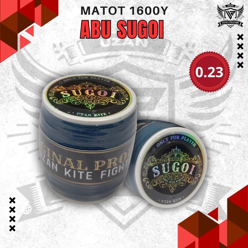 GELASAN SENAR MATOT ABU SUGOI 1600 YARD