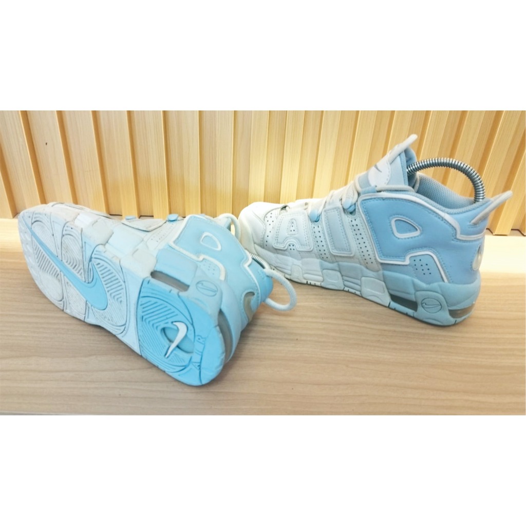 N1K3 4IR MORE UPTEMPO TWO COLOR BLUE WHITE PREMIUM