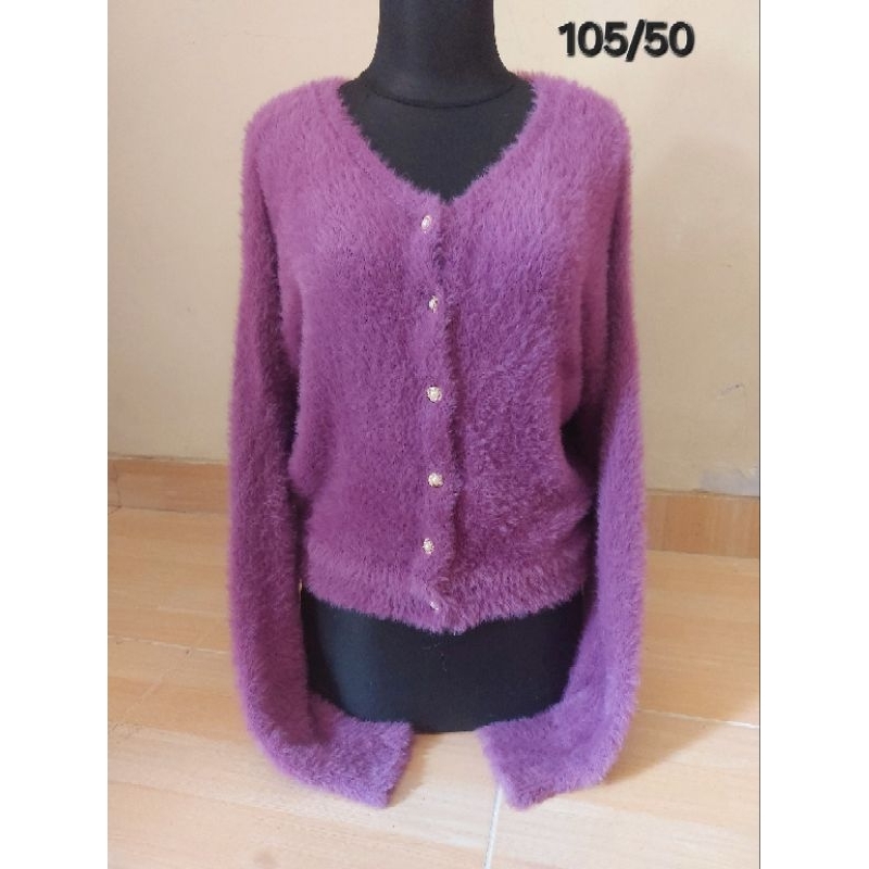 Cardi Fuzzy Bulu Kapas Premium Brand Ingni