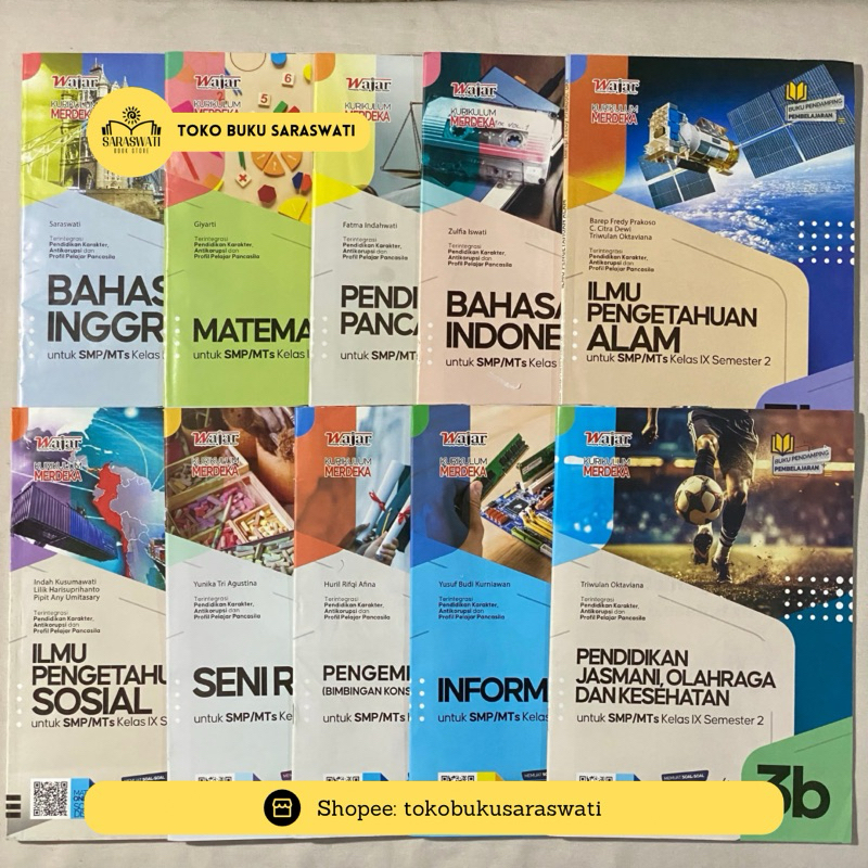 LKS WAJAR SMP KLS 9 SEMESTER 2 KURIKULUM MERDEKA EDISI TERBARU // GRAHA PUSTAKA