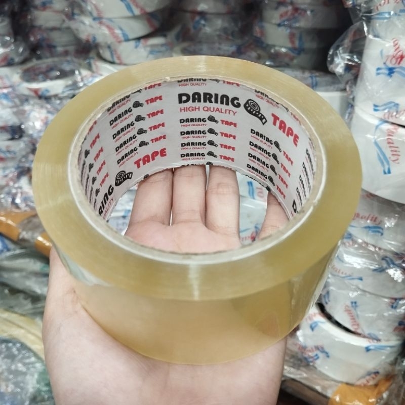

Lakban packing tape bening daring 2 inch