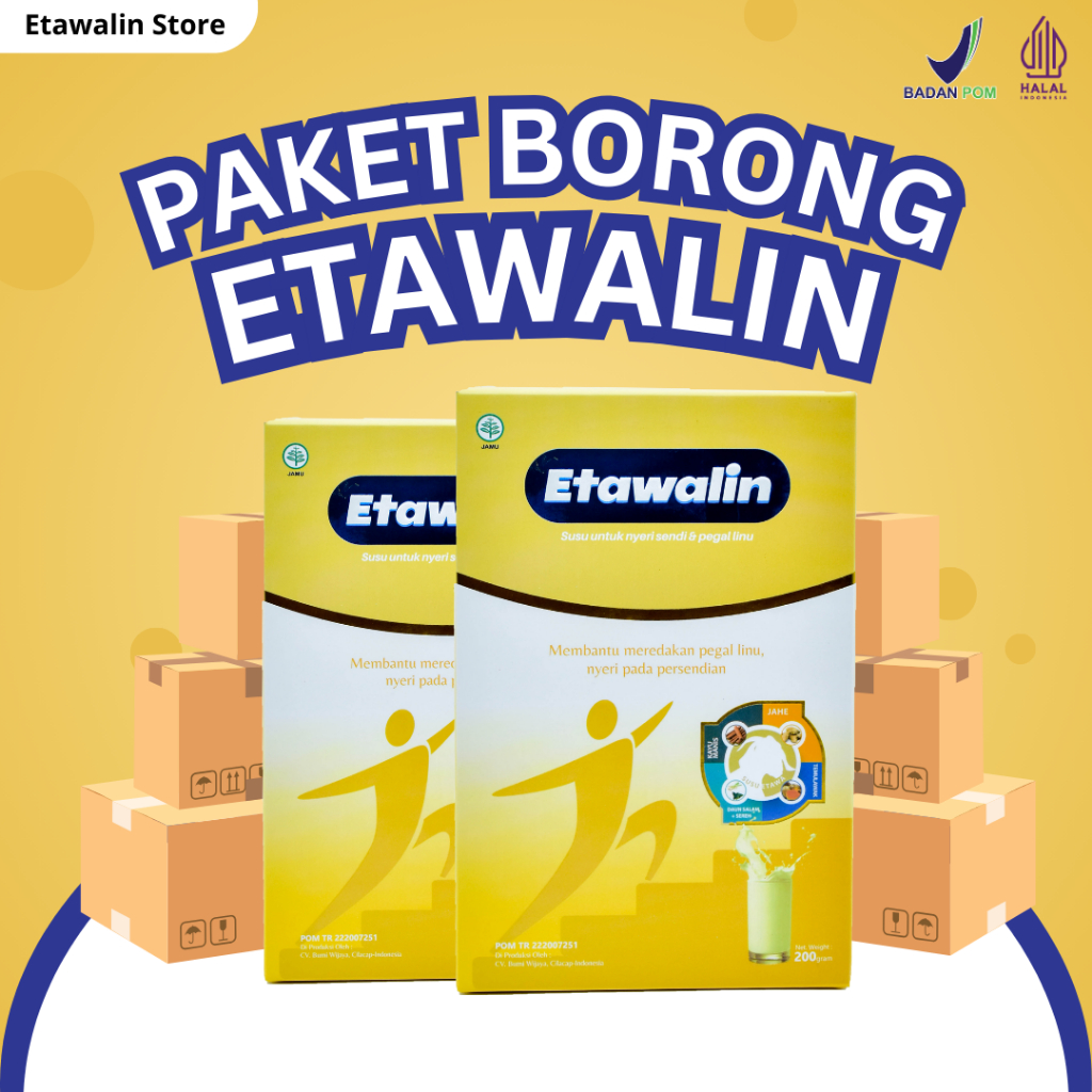 

Etawalin Susu Etawa Herbal Nyeri Tulang Sendi Original 8 Box