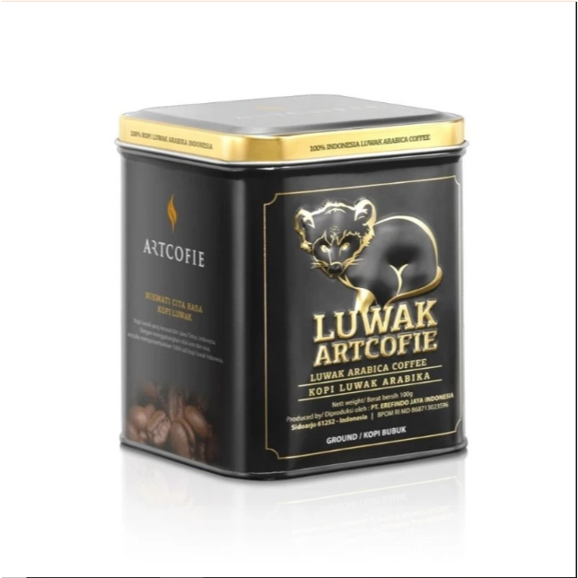 

Kopi Luwak Arabica Tin Coffee Ground Bubuk Kopi 100gr EXPIRED Juni 2026