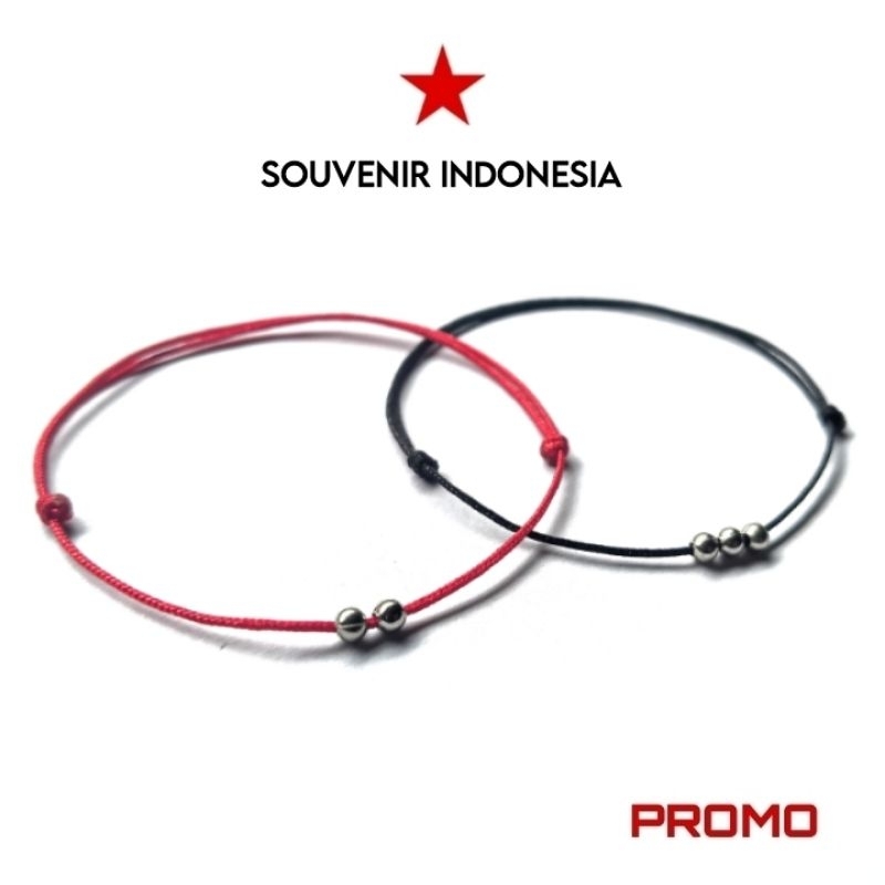 gelang couple simple gelang couple merah hitam
