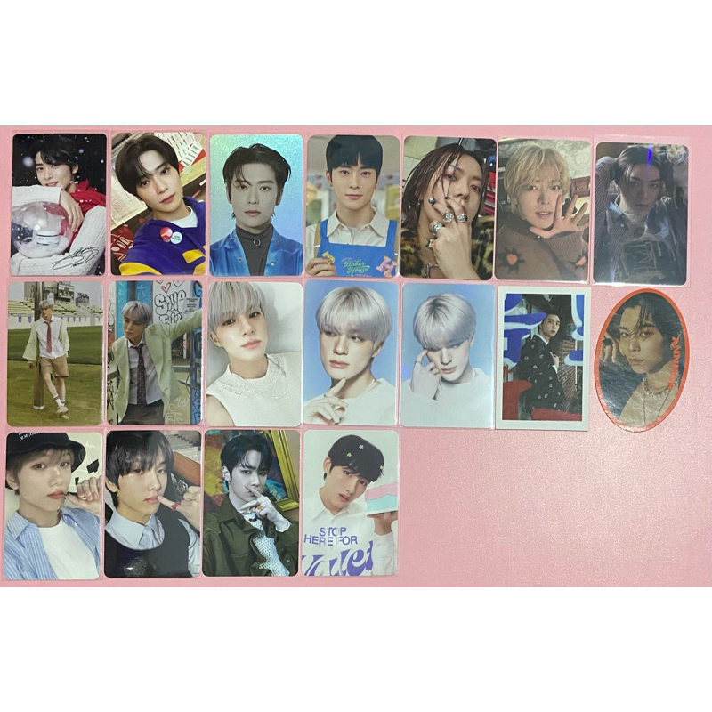 Photocard Polaroid Official NCT Jaehyun Yuta Johnny Mark Jisung Chenle Kun