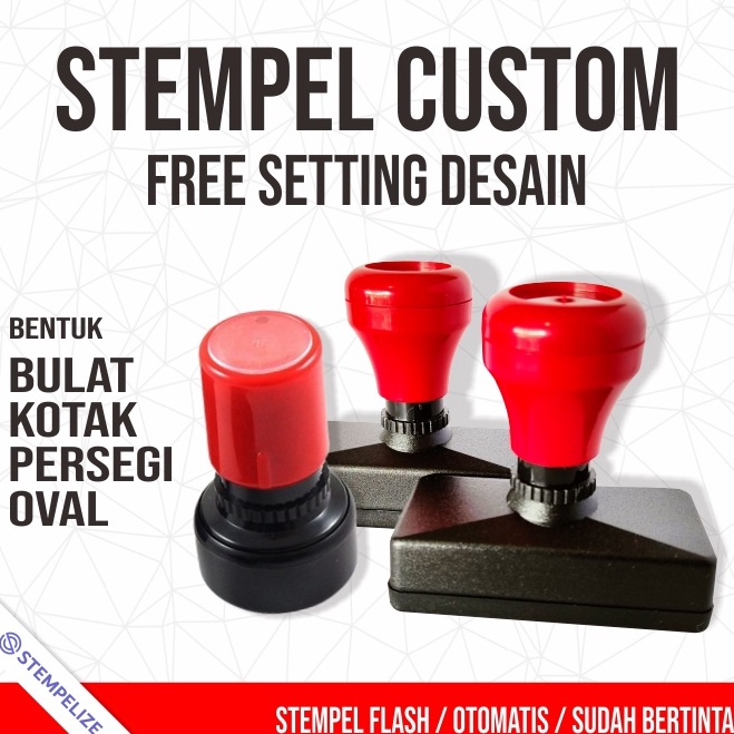 

Serba Update Stempel Custom Otomatis FREE Desain Custom