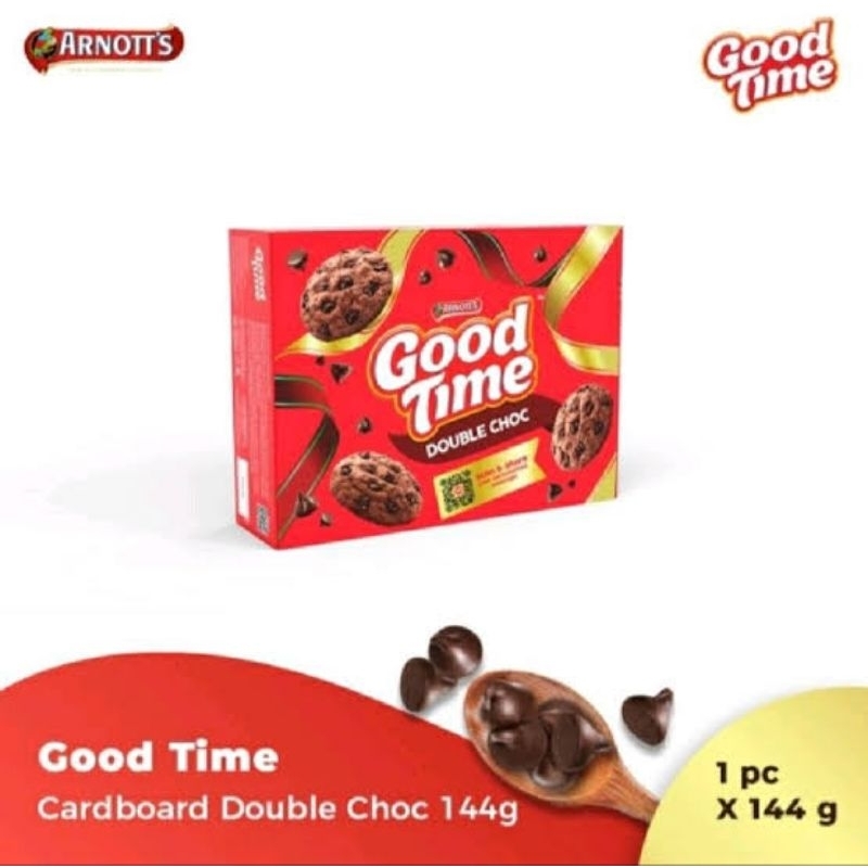 

GOOD TIME CARDBOARD 144g CHOCOLATE COCOCHIP