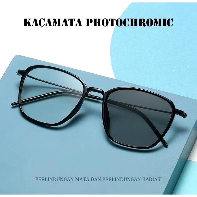 Kacamata Photocromic Plus Minus Lensa Anti Radiasi Standart Optik