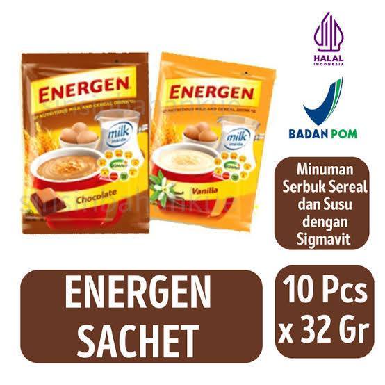 

[1 renceng] Energen Minuman Energi Serbuk Renceng Isi 10 Sachet