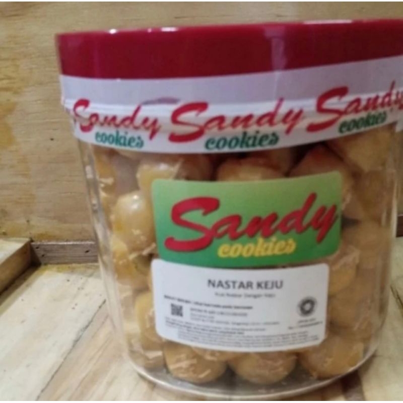

Sandy cookies nastar keju logo hijau