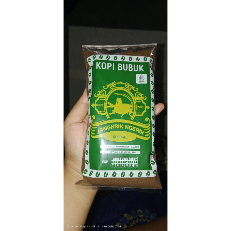 

Kopi bubuk JANGKRIK NGERIK HIJAU