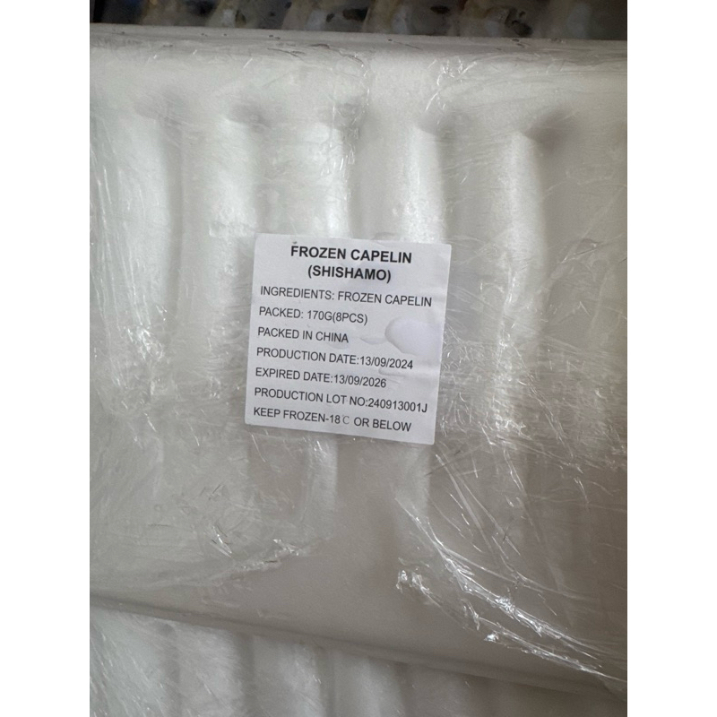 

Forcysn Ikan Shisamo/ Ikan Capelin/ Ikan Cipung Halal Fresh Frozen